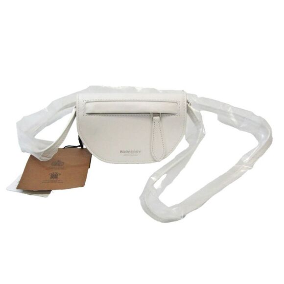 Burberry Olympia White Leather Wallet  (Pre-Owned) - Picture 1 of 9